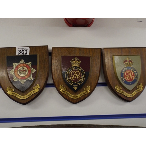 363 - Three Military Wall Plaques