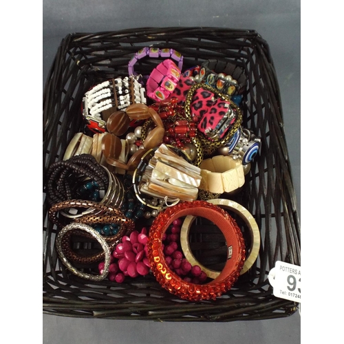 93 - selection of Good Quality costume Bangles