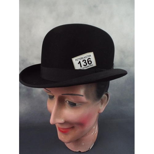 136 - Dunn & Co Bowler Hat