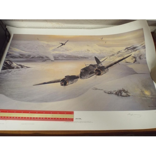 142 - Print of a WW2 Beaufighter 'Black Friday'