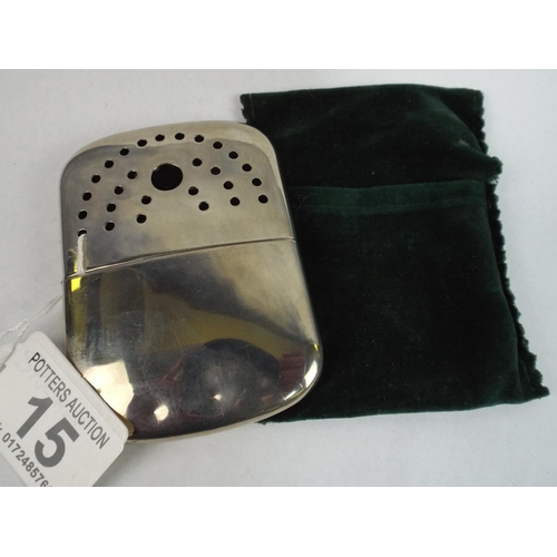 15 - Spirit burning Handwarmer with pouch