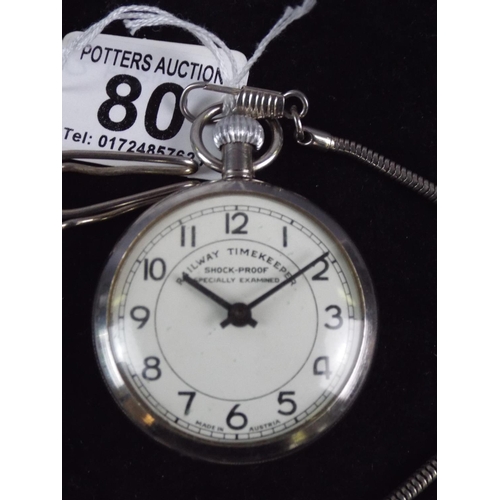 Railway on sale timekeeper watch