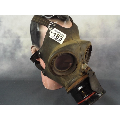 183 - Vintage military style Respirator