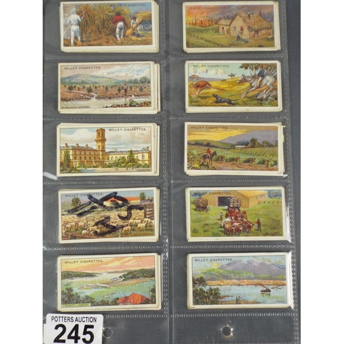 245 - WD & HO Wills Cig Cards, Full set of 'Overseas Dominions' 1913