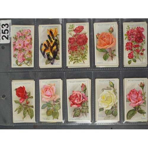 253 - WD & HO Wills cig Cards, Full set of ' Roses' 1936