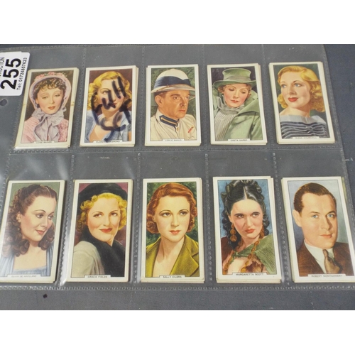 255 - Gallagher cig cards Full set of 'My favorite Part' 1934