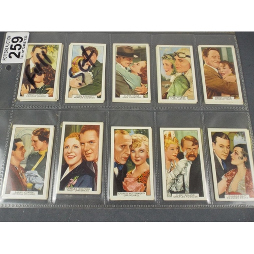 259 - Gallagher cig cards, Full set of ' Film Partners' 1935