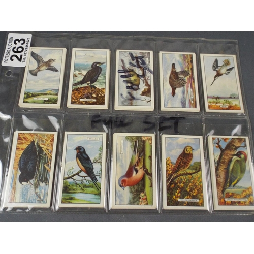 263 - Gallagher cig cards, full set of 'British Birds' 1937