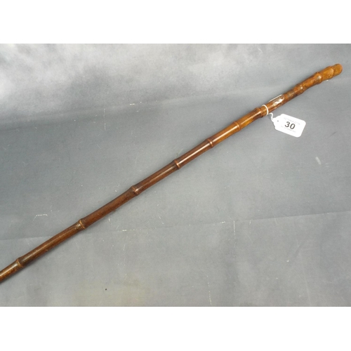 30 - Sword Stick with Bamboo Sheath