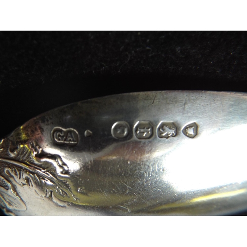 43 - Decorative Silver Spoon Hallmarked for London 1857    32g