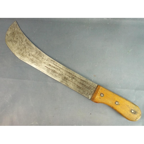 20 - Wooden Handled steel machette