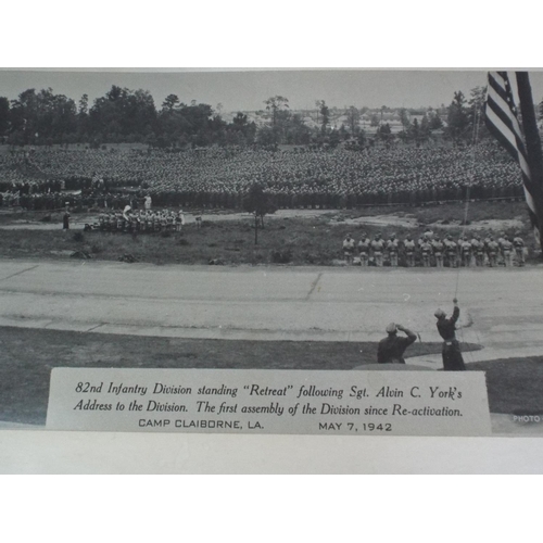 114 - Print photo of the 82nd USA infantry division 1942