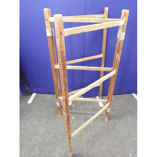 213 - Vintage Wooden clothes horse