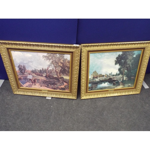 400 - Two Gilt framed Constable Prints