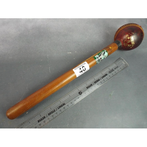 40 - Vintage Cricket bat tamper