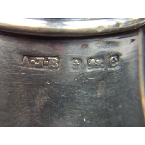 76 - Small silver Dusting pot, hallmarked for Birmingham 1904