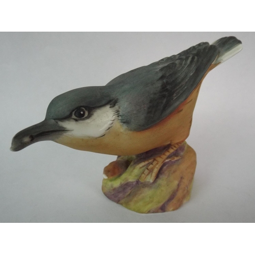 112 - Royal Worcester 'Nuthatch'  Bird Figure, number 3334 in excellent condition