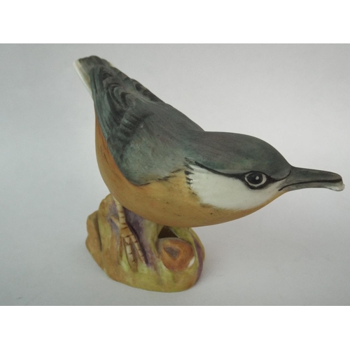 112 - Royal Worcester 'Nuthatch'  Bird Figure, number 3334 in excellent condition