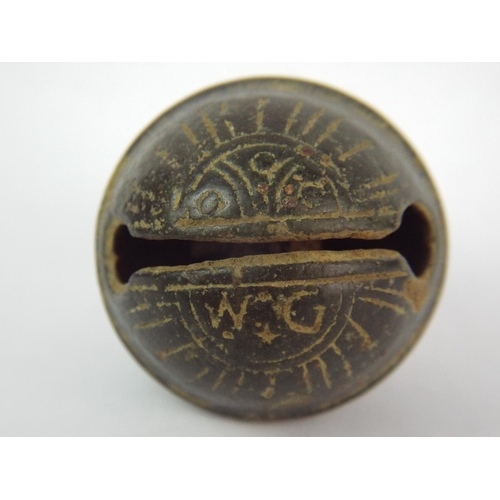 13 - A Crotal bell, Possibly 17th Cent