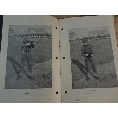 7 - Six WW2 British Army Small Arms Training Booklets plus Military issued circlip pliers