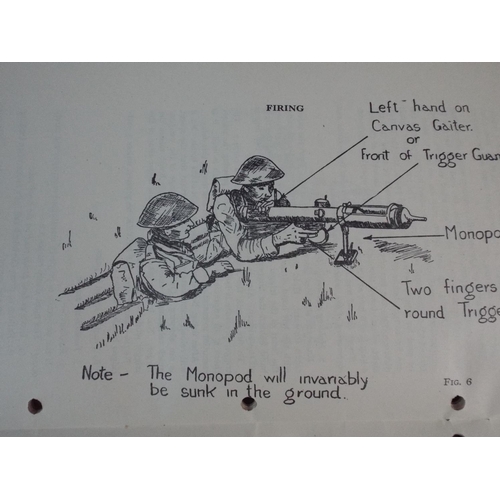 7 - Six WW2 British Army Small Arms Training Booklets plus Military issued circlip pliers