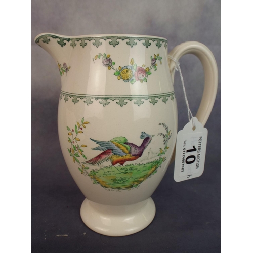 10 - Copeland Spode Milk Jug, Vienna bird Pattern