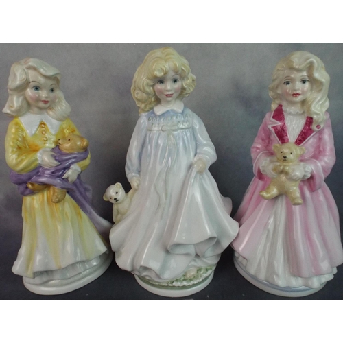 44 - Three Royal Doulton Ltd Ed NSPCC Figures, 'Faith, Hope, & Charity. All Excellent condition.