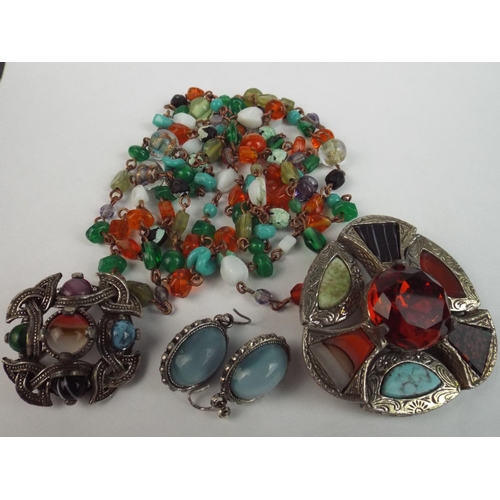 67 - Small Collection of Good Quality Costume including Two 'Miracle' brooches.