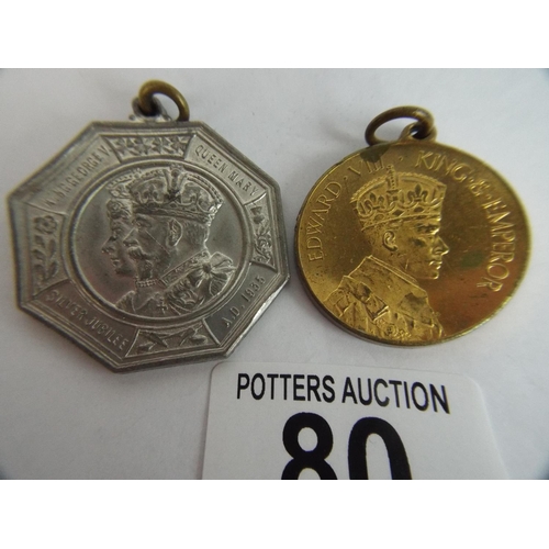 80 - Two Royal commemorative Medals