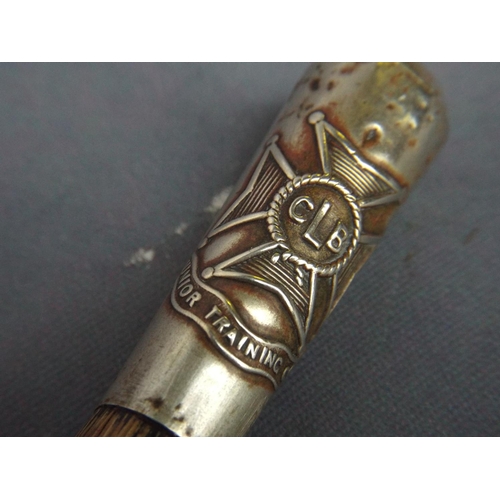 90 - Metal Topped Swagger Stick with Junior Training Corp Emblem to Cap.