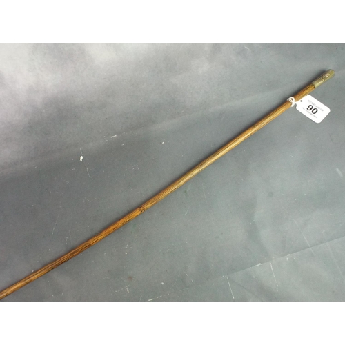 90 - Metal Topped Swagger Stick with Junior Training Corp Emblem to Cap.