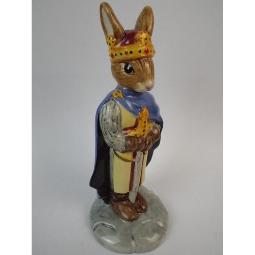 25 - Royal Doulton Bunnykins Arthurian Legends Collection 'King Arthur' Boxed and as new.