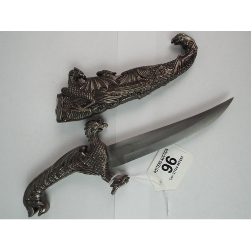 96 - Fantasy Knife with Scabbard