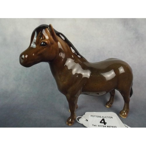 4 - Beswick Shetland Pony Eschonchan Ronay. 1648