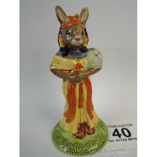 40 - Royal Doulton Bunnykins 'Ankhesenamum' figure made exclusively for the International collectors Club... 