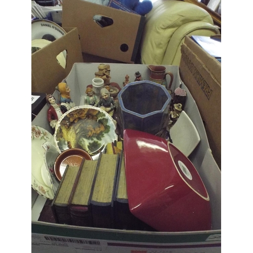 589 - Box of assorted ceramics