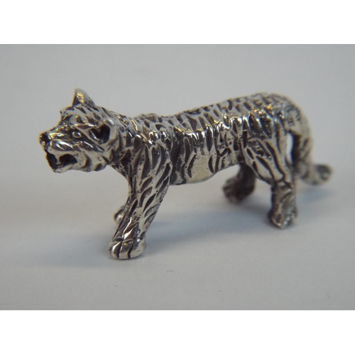 112 - 925 solid silver tiger