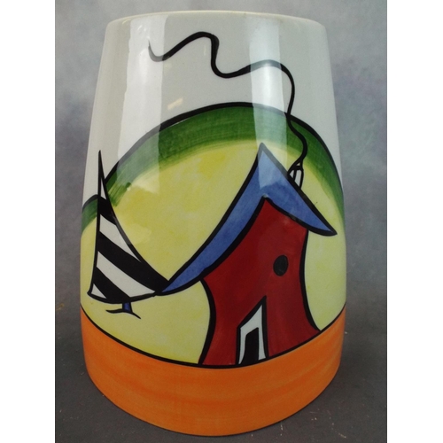 25 - Lorna Bailey, 'Porthill' Oval Vase.