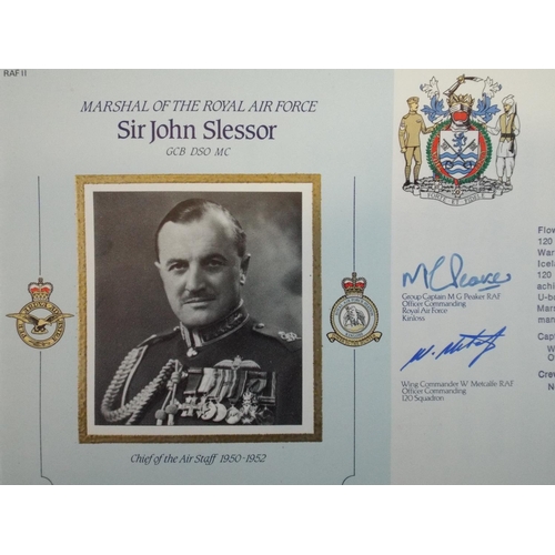 319 - 16 RAF First day covers, 8 are Signed