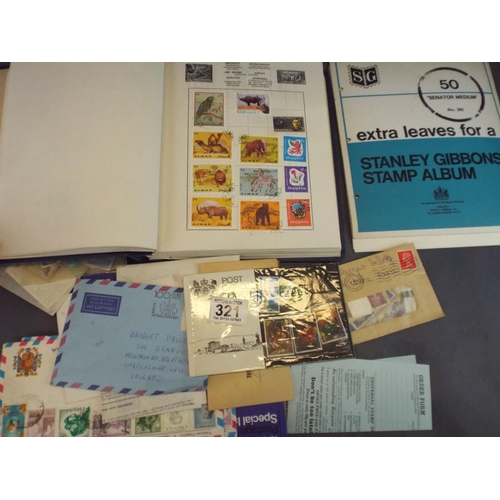 321 - Assortment of stamps, first day covers, mints etc.