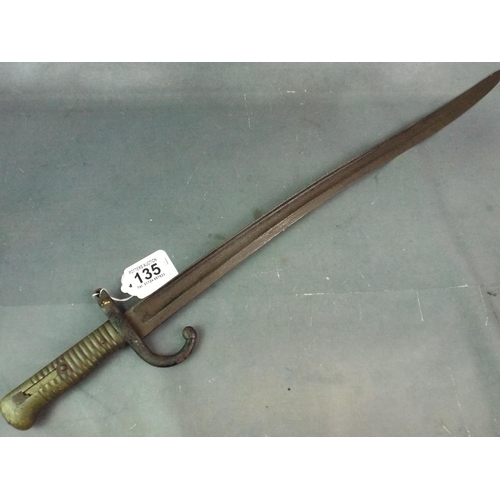 135 - Victorian era chassepot bayonet