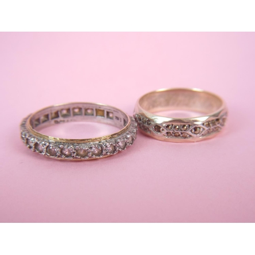 33 - Two Bi Metal gold and silver rings