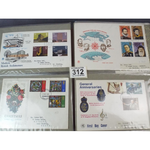 312 - Full album of first day covers