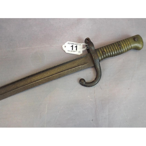 11 - Late Victorian Chassepot Bayonet