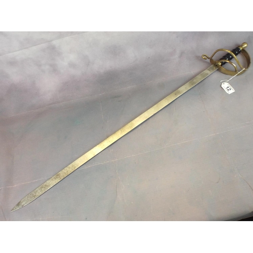 12 - Basket Hilted replica dress sword