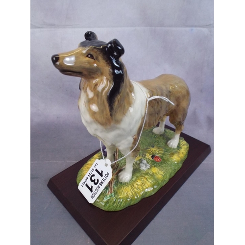 131 - Royal Doulton, Working Dog Collection. 'Rough Collie' on plinth, original box.