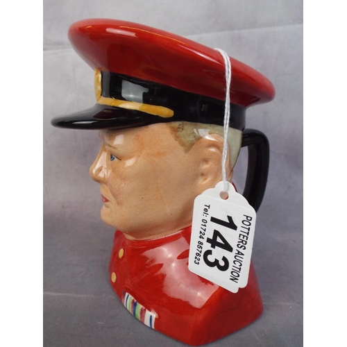 143 - Carltonware Churchill Character jug.