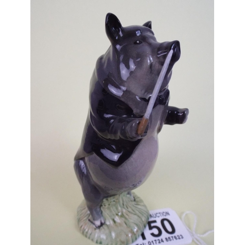 150 - Beswick Pig Band, Number one, John the Conductor. As new condition