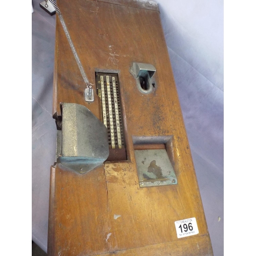 196 - G.H Gleadhill & Son (Halifax) Locking cash register. Complete with key and in working order.