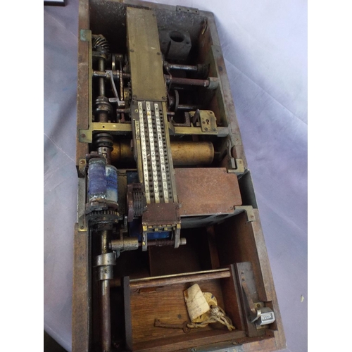 196 - G.H Gleadhill & Son (Halifax) Locking cash register. Complete with key and in working order.